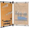 imageStoreYourBoard Pivot Panel Tool Storage Swivel Workshop Organizer for Wrenches Screwdrivers ampamp Sockets Metric ampamp Imperial Labeled Slots Harvest TanHarvest Tan