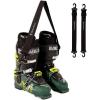 imageStoreYourBoard Set of 1 Ski and Boot Carrier Straps ampamp 1 Ski and Pole Carrier Adjustable Shoulder Straps Hands Free Easy Transport Hook ampamp Loop Wraps