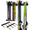 imageStoreYourBoard Ski Wall Storage Rack  Ski Rack Wall Mount Holds 8 Pairs HeavyDuty Steel Ski Holders for Wall SpaceSaving Ski Rack for Garage ampamp Home Holds Up to 200 lbs16 Skis