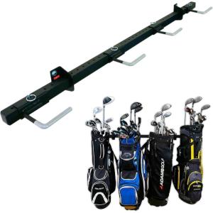 imageStoreYourBoard BLAT 2 Golf Bag Wall Mount  Home ampamp Garage Storage Hooks  Golf Bag Holder  HeavyDuty Wall Mount Organizer for Golf Bags ampamp Accessories4 Bags