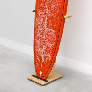 imageStoreYourBoard SurfStand Vertical Surfboard Stand Freestanding Wooden Indoor Display for Shortboard and Longboard Adjustable to Fit Boards 16quot to 26quot Wide