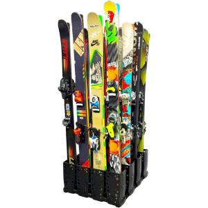 imageStoreYourBoard Telluride Ski Storage Rack  Freestanding Ski Rack Floor Stand for Garage or Home Ski Storage Holds 4 Pairs of Skis Heavy Duty Ski OrganizerWide Ski  16 Pairs