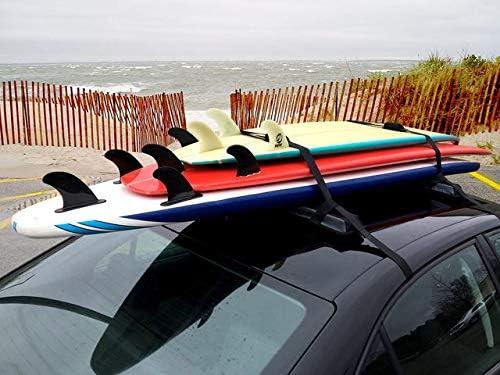 imageStoreYourBoard SUP and Surfboard Car Rack Adjustable and Removable Roof Rack Paddleboards Longboards and Surfboards
