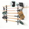 imageStoreYourBoard Horizontal Shed Tool Organizer  Garage Organization Wall Mount Tool Storage Rack  Heavy Duty Steel Tool Organizers and Storage for Shovels Rakes Brooms Mops  Holds Up to 200 lbs