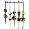 imageStoreYourBoard Solitude Ski Storage Rack Wall Mount Organizer with Shelf option Holds 10 Pairs of Skis Heavy Duty Supports 300 lbs 1