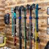 imageStoreYourBoard Solitude Ski Storage Rack Wall Mount Organizer with Shelf option Holds 10 Pairs of Skis Heavy Duty Supports 300 lbs 1