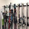 imageStoreYourBoard Solitude Ski Storage Rack Wall Mount Organizer with Shelf option Holds 10 Pairs of Skis Heavy Duty Supports 300 lbs 1