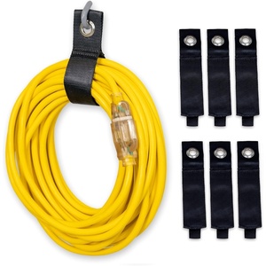 image:imageSpire HeavyDuty Cable Storage Straps 6 Pack Extension Cord Organizer Hoses Ropes Garage Tool Storage RV and Boat Organization6 Pack