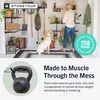 image:imageStoreYourBoard 36 Garage Tool Organizer Wall Mount  Garden Tool Organizer System  Heavy Duty Garden Tool Storage Rack for Yard Tools Rakes Shovels 250lbs Garage Organization  4 PVC Coated HooksCACTUS