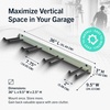 image:imageStoreYourBoard 36 Garage Tool Organizer Wall Mount  Garden Tool Organizer System  Heavy Duty Garden Tool Storage Rack for Yard Tools Rakes Shovels 250lbs Garage Organization  4 PVC Coated HooksCACTUS