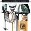 image:imageStoreYourBoard 36 Garage Tool Organizer Wall Mount  Garden Tool Organizer System  Heavy Duty Garden Tool Storage Rack for Yard Tools Rakes Shovels 250lbs Garage Organization  4 PVC Coated HooksBLACK