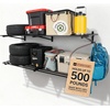 image:imageStoreYourBoard Garage Wall Shelf 2x6 ft Holds 500 lb 6 Hooks 2 PackBlack