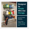 image:imageStoreYourBoard Garage Wall Shelf 2x6 ft Holds 500 lb 6 Hooks 2 PackBlack