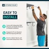 image:imageStoreYourBoard Garage Wall Shelf 2x6 ft Holds 500 lb 6 Hooks 2 PackHammered Gray