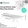 image:imageStoreYourBoard Garage Wall Shelf 2x6 ft Holds 500 lb 6 Hooks 2 PackWhite
